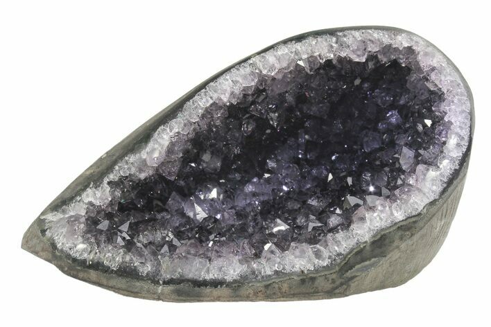Purple Amethyst Geode with Polished Face - Uruguay #233640